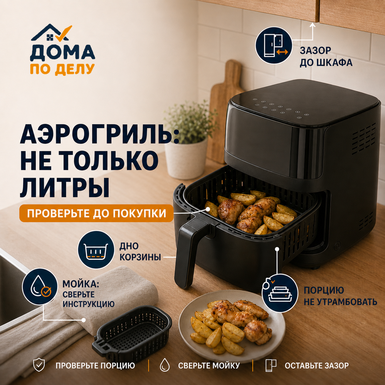 Аэрогриль и полезная кухонная находка